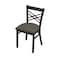 Holland Bar Stool Co 620 Catalina 18" Chair with Black Wrinkle Finish and Graph Chalice Seat 62018BW019 - alternate 1